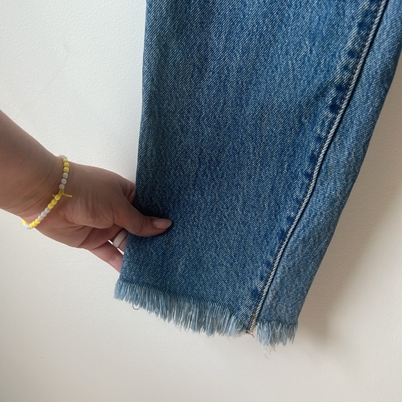 NEW Levi’s Women’s Wedgie Straight Leg Raw Hem Jeans - Picture 6 of 9